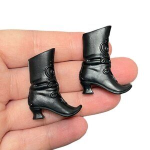 Frozen Anna‎ Replacement Black Ankle Boots 2012 Mattel Doll Disney Princess